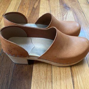 Sandgrens Brett Clogs - Nude - Size EU41